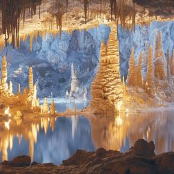 Grottes majestueuses aux formations rocheuses uniques