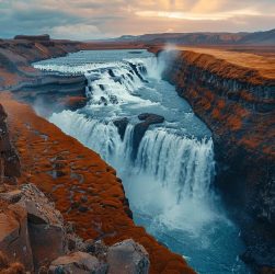 Paysages volcaniques et glaciers majestueux en Islande