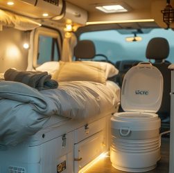 Fonctionnement des toilettes dans un camping-car